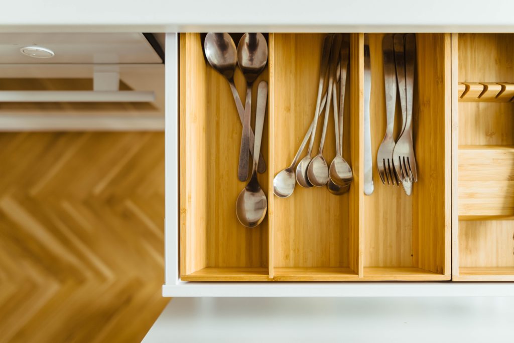 kitchen drawer organizer for silverware