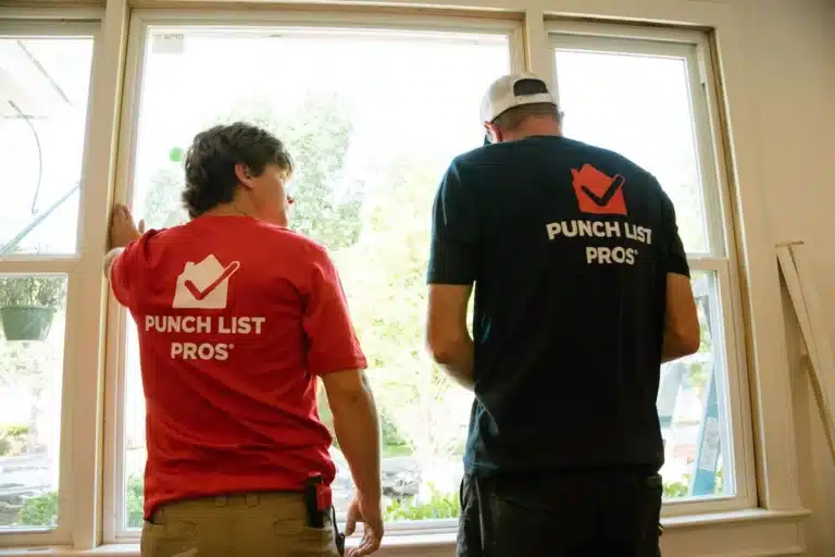 handymen working on installing windows in a home