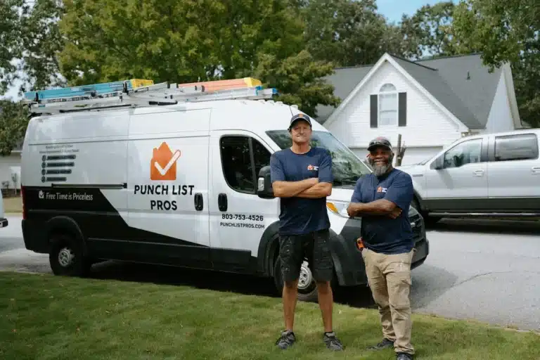 Punch List Pros team and branded vehicle